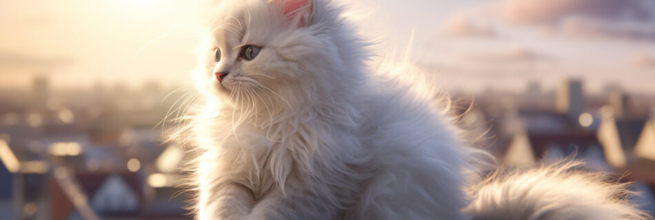 Chat sur les toits
